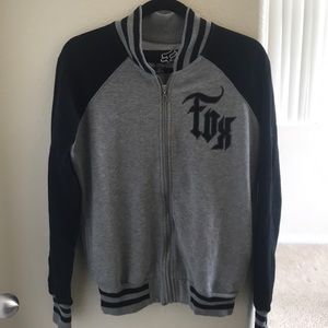 Black / Gray Fox Racing Jacket